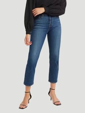 LEVI’S WEDGIE STRAIGHT FIT JEANS SIZE 27 BLUE